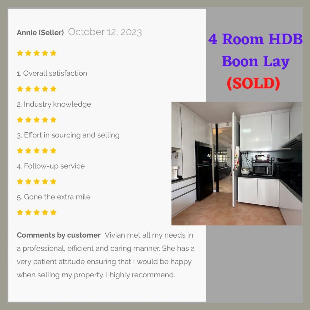 Vivian Yeow 4 room HDB Boon Lay review