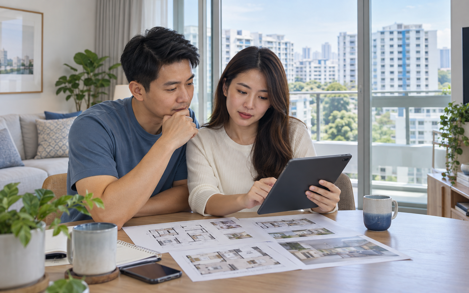 Singapore HDB owners comparing their next property options