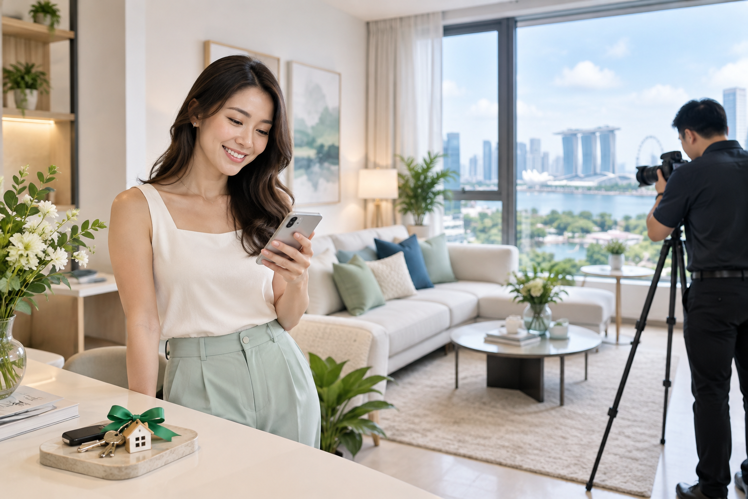 Singapore homeowner preparing an apartment for sale